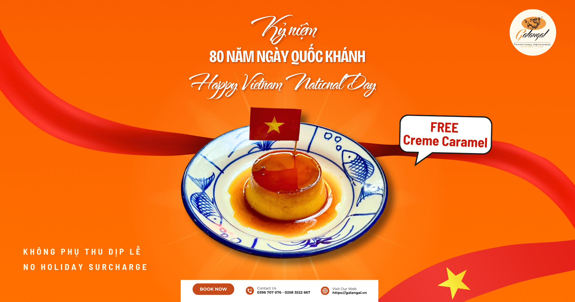 Celebrate the 80th National Day at Galangal with Authentic Vietnamese Cuisine